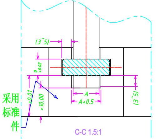 模具设计：关于斜顶，设计师必须要懂的设计标准，你都了解吗的图21